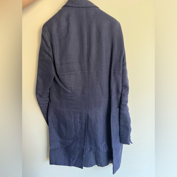 Suitsupply linen overcoat / used once - Picture 5 of 7